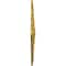 Ekena Millwork Ashford Ceiling Medallion, Hand-Painted Iridescent Gold, 42 3/4"W x 28 7/8"H x 1"P CM42X28ASIGS - alternate 4
